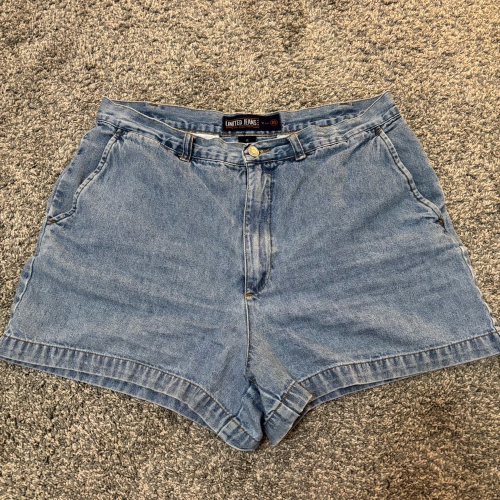 Women's Blue Denim Shorts